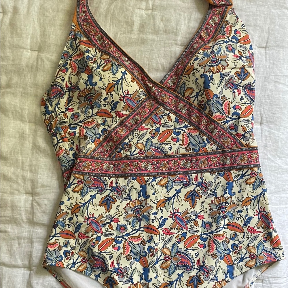 Boden Paisley Print Swimsuit